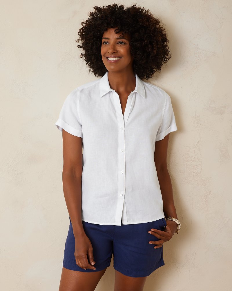 Thumbnail Image for Coastalina Linen Camp Shirt