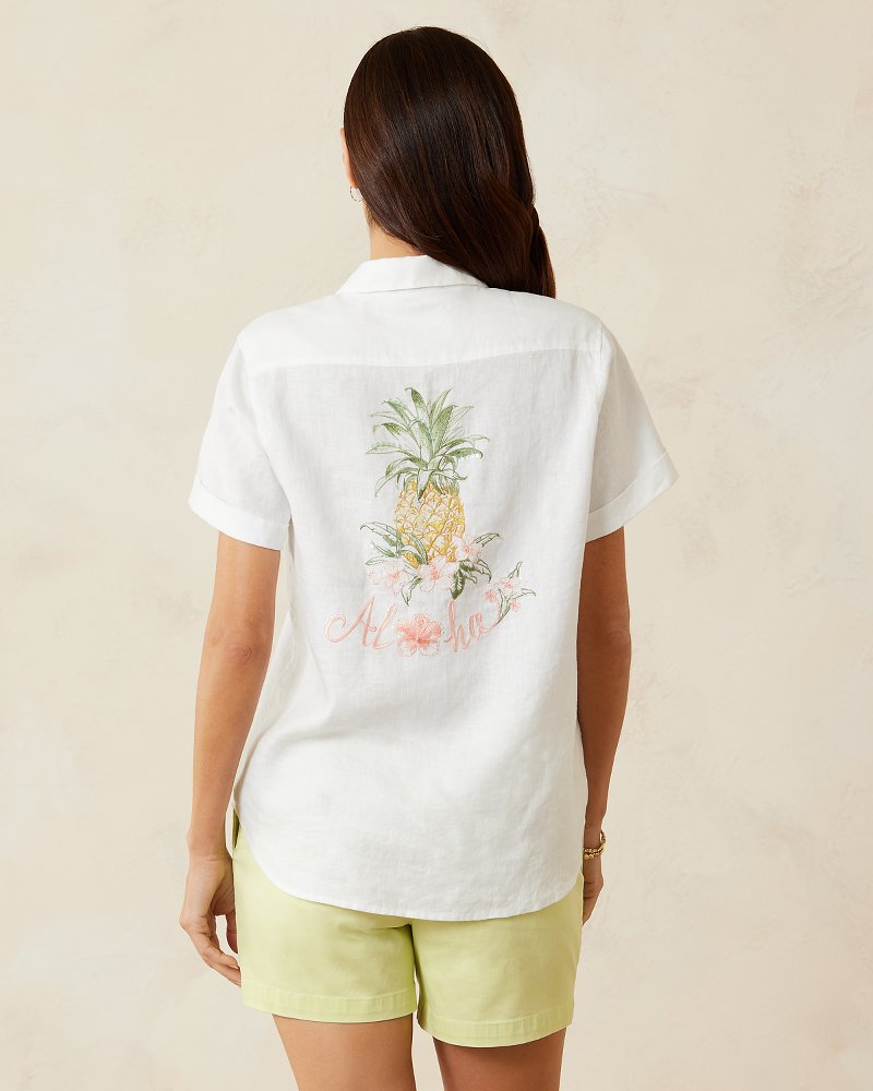 Pineapple Scarf Green Shirt