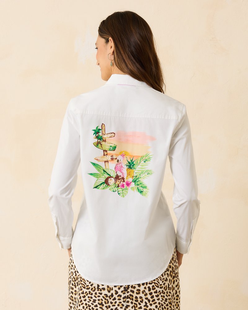 Ocean Adventure Embroidered Long-Sleeve Shirt