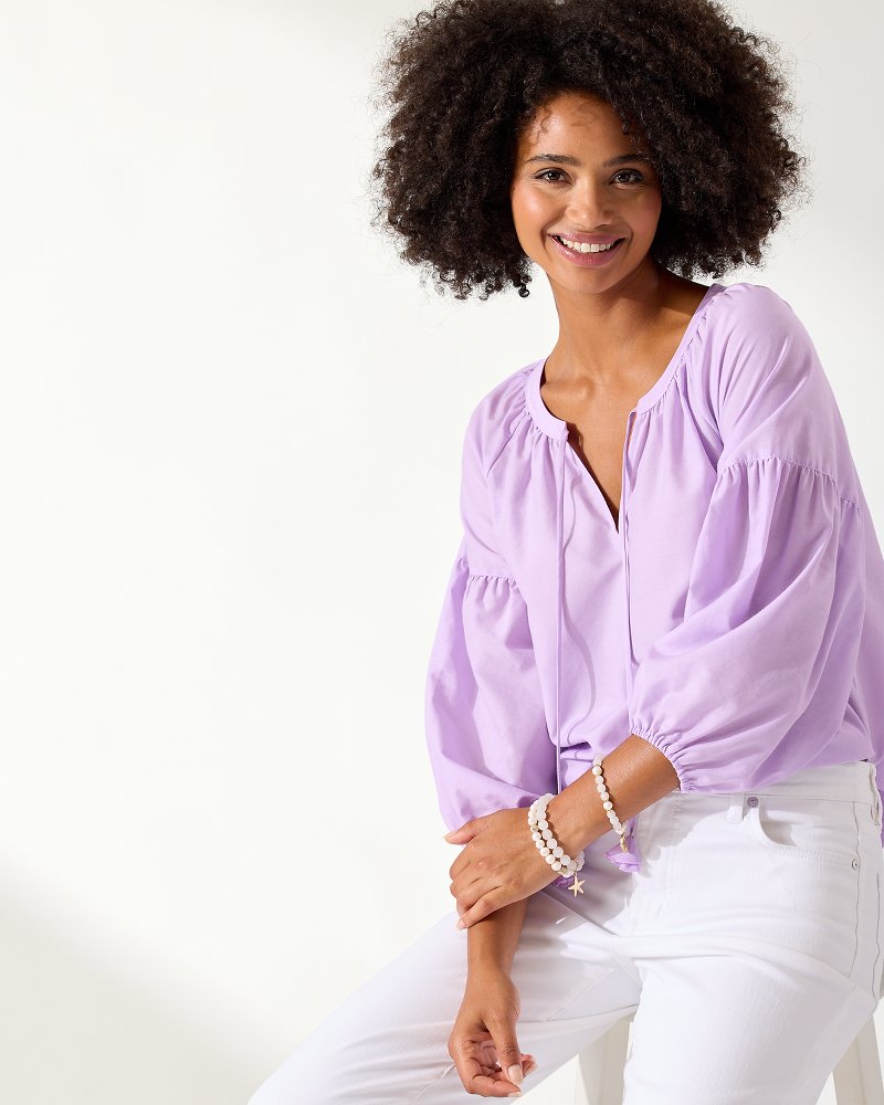 Agua Amara 3/4-Sleeve Top