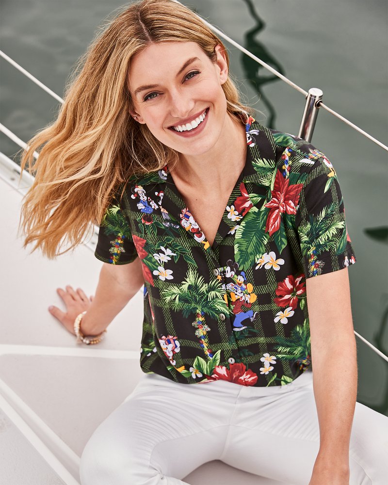 Disney Festive Palms Talulla Camp Shirt