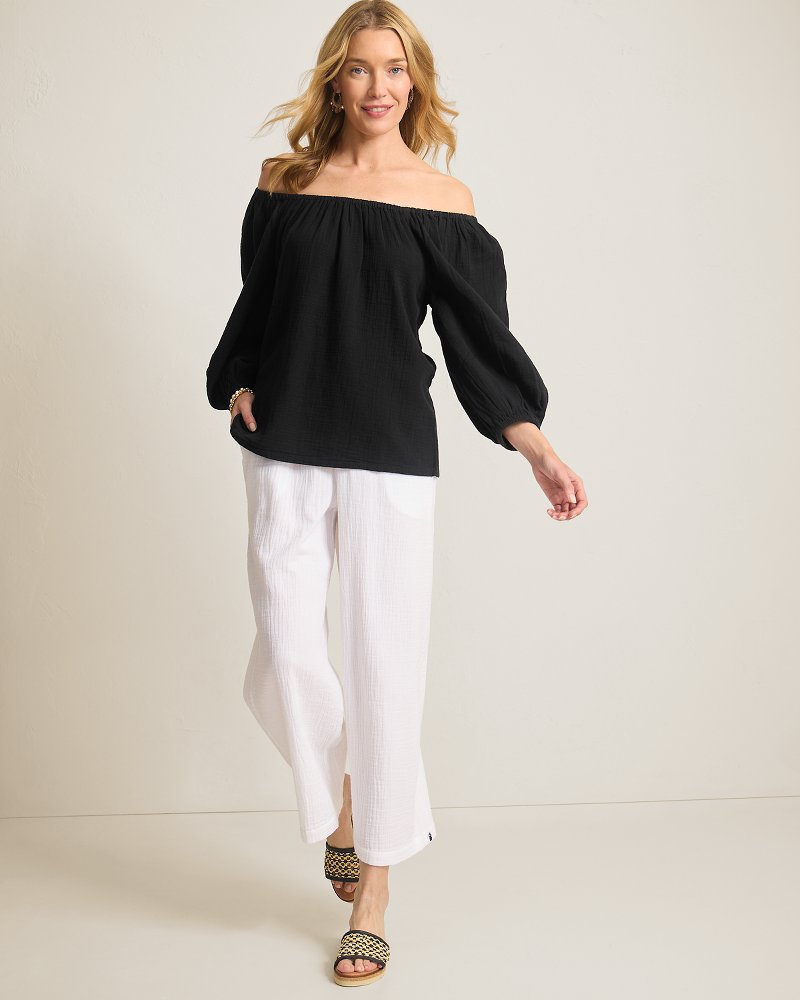 Thumbnail for Coral Isle Off-the-Shoulder Top