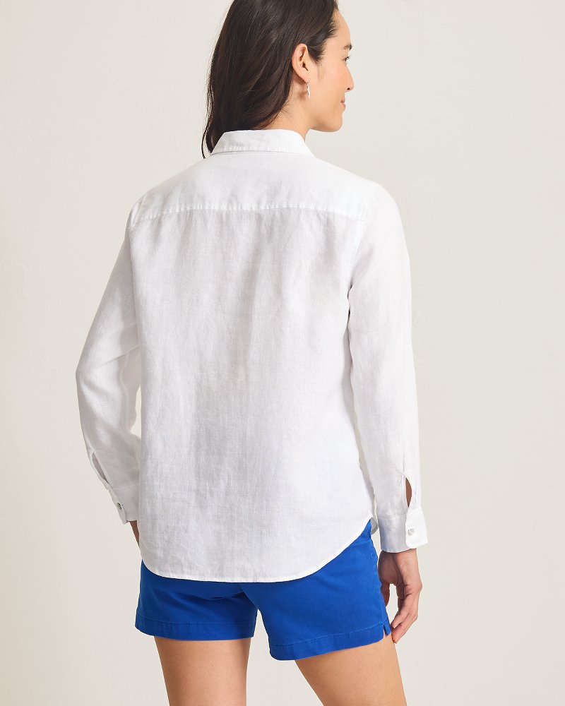 Thumbnail for Coastalina Linen Relaxed Top