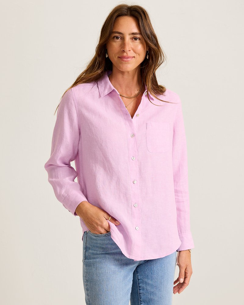 Coastalina Linen Relaxed Top