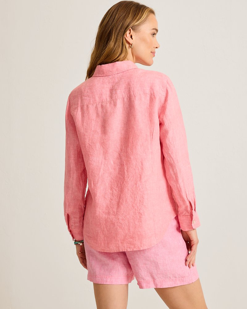 Thumbnail for Coastalina Linen Relaxed Top