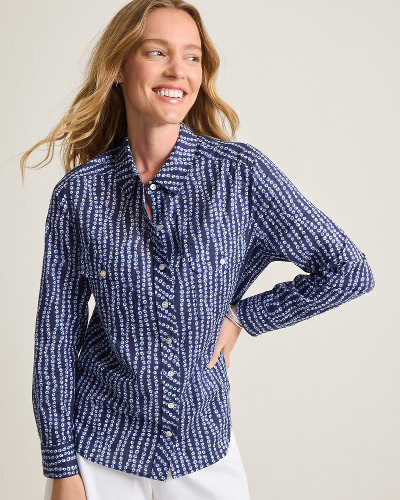 Thumbnail for Sea Breeze Voile Long-Sleeve Shirt
