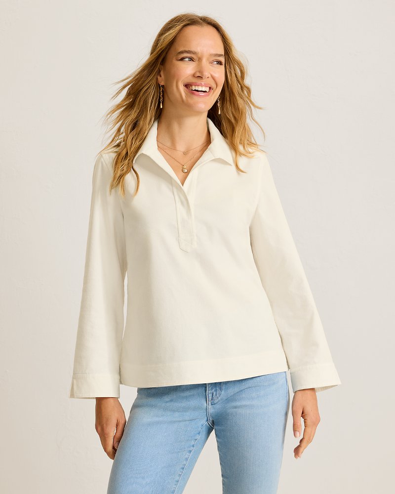 Coasta Cord Popover Top