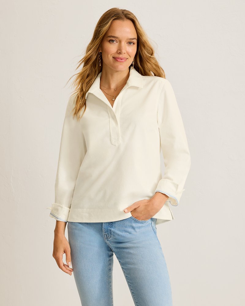 Coasta Cord Popover Top