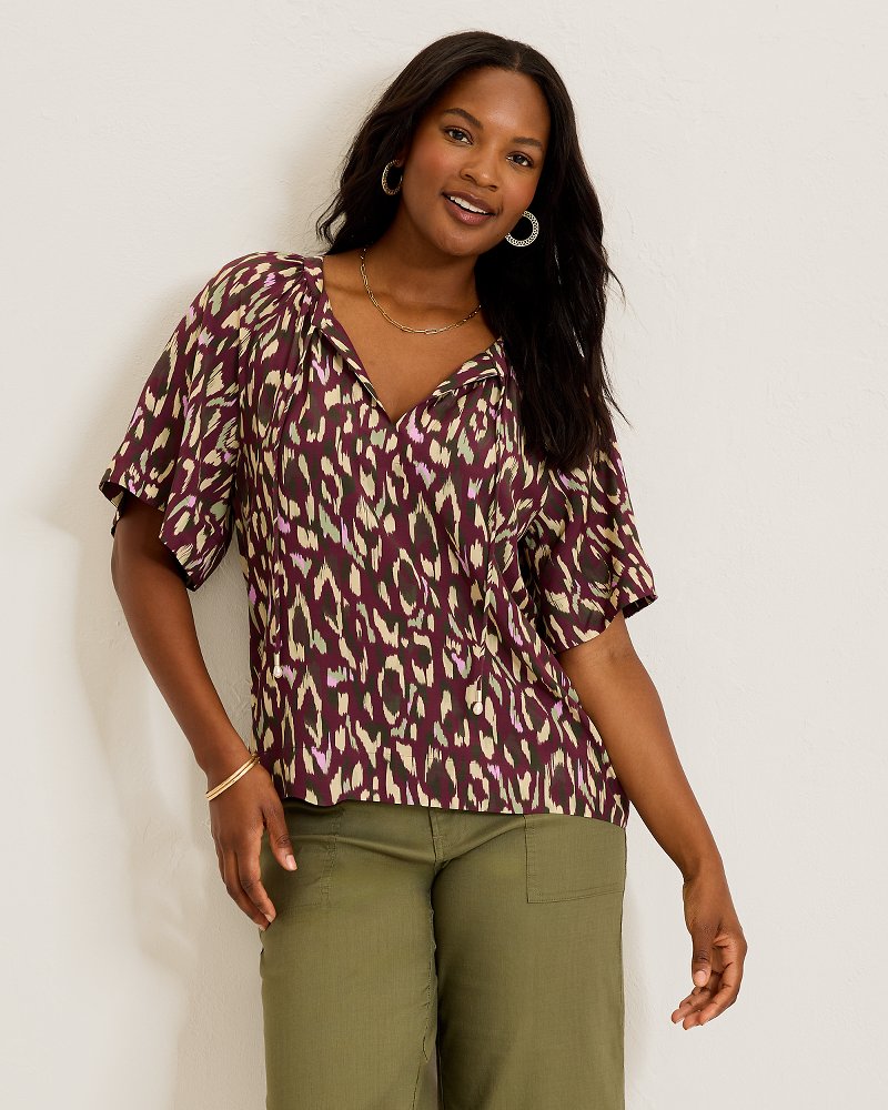 Cheetah Cove Blouse