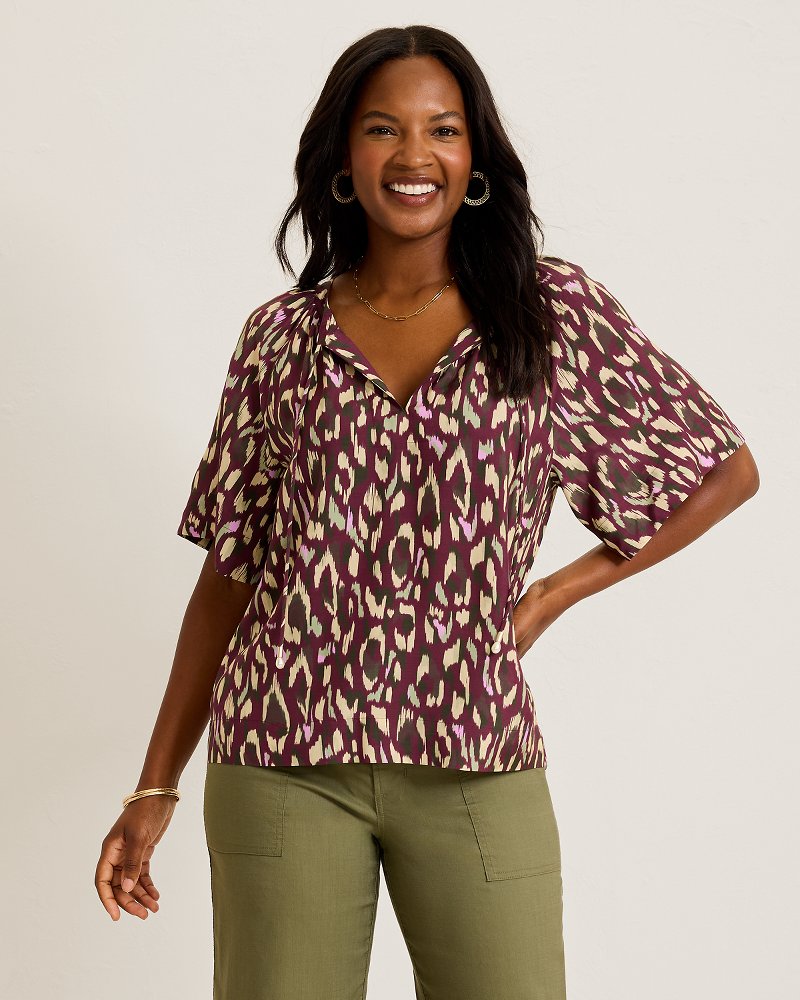 Cheetah Cove Blouse
