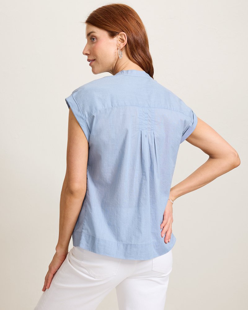 Voile Voyage Cross-Stitch Blouse