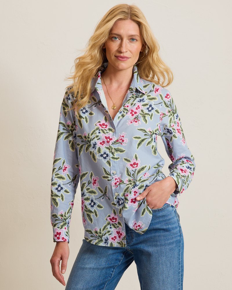 Ocean Petals Voile Classic Shirt