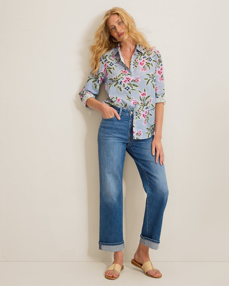 Ocean Petals Voile Classic Shirt thumbnail 4