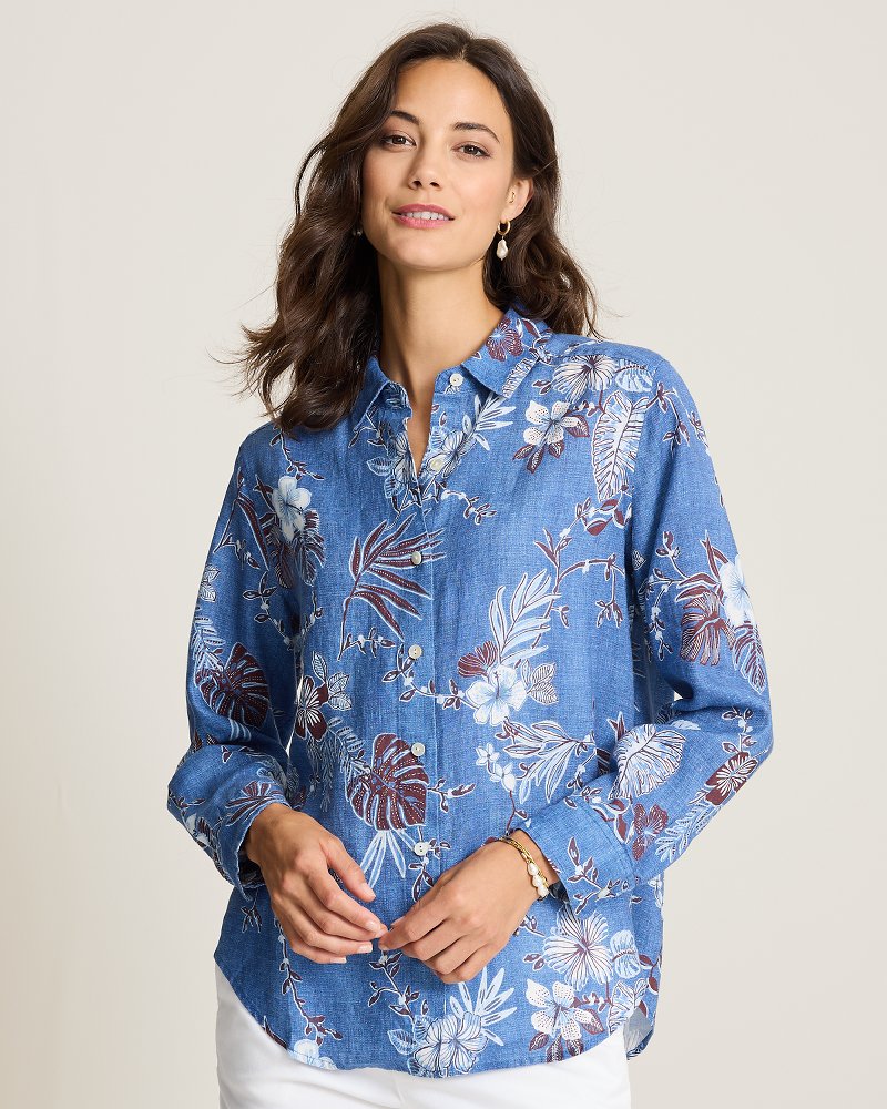 Coastalina Linen Canyon Coast Relaxed Shirt