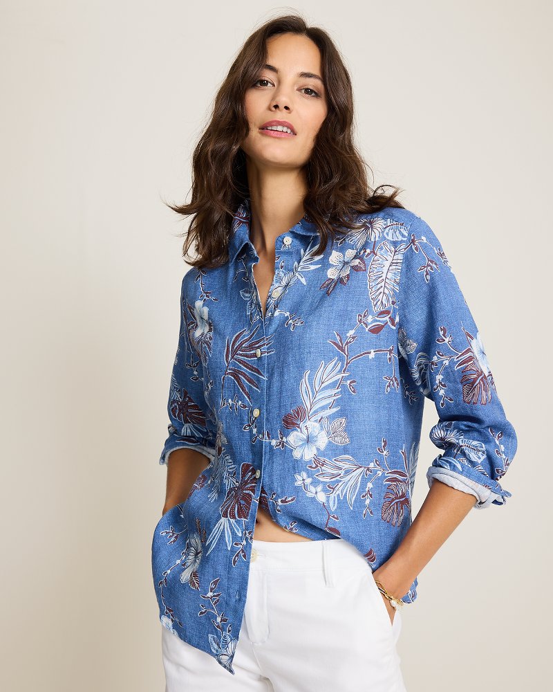 Coastalina Linen Canyon Coast Relaxed Shirt