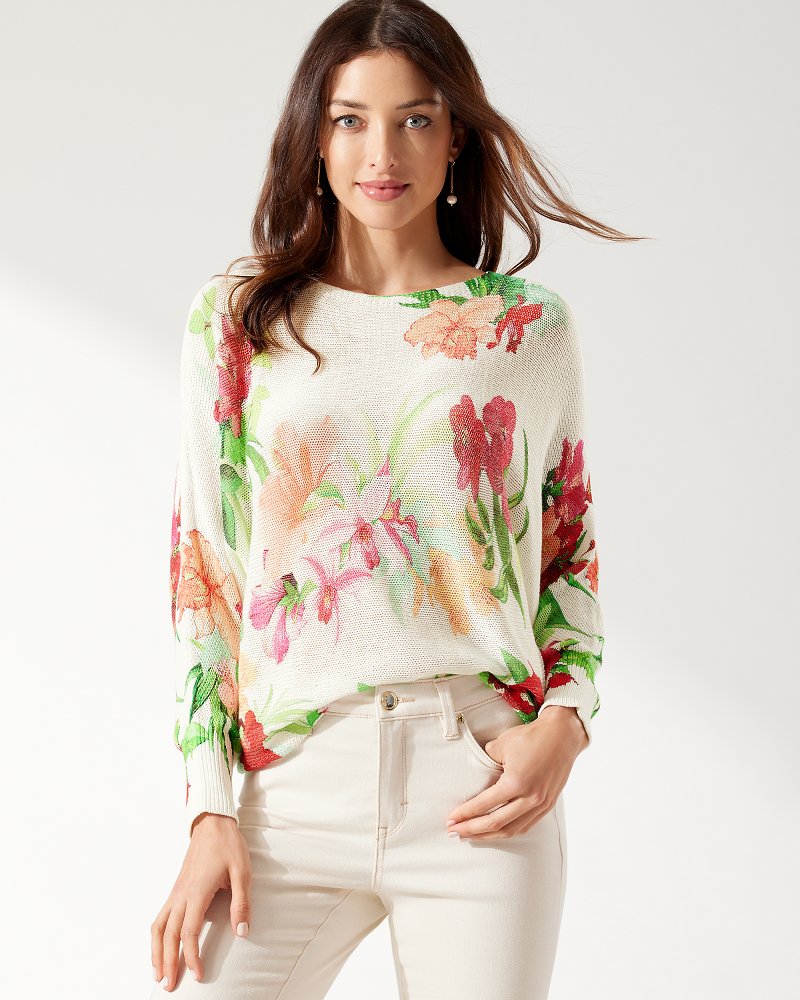 Rosalia Floral Dolman Sweater