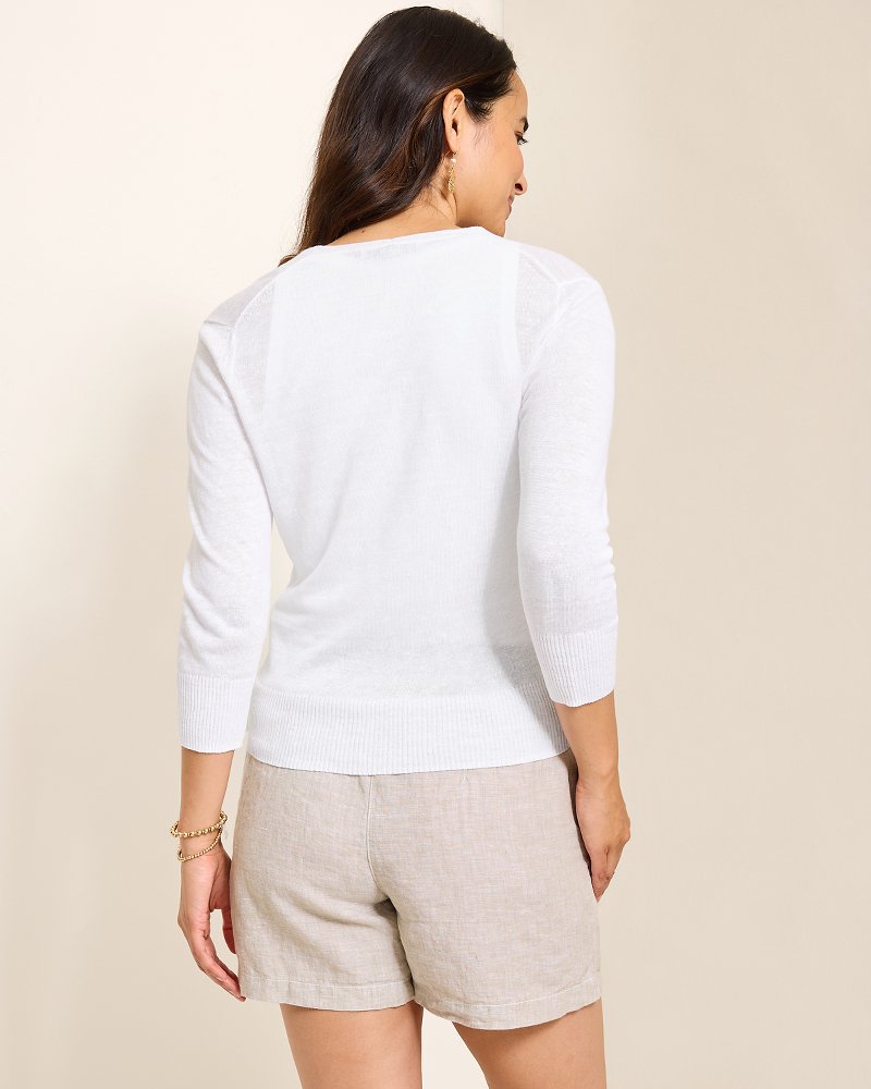 Thumbnail for Addison Linen-Blend Cardigan