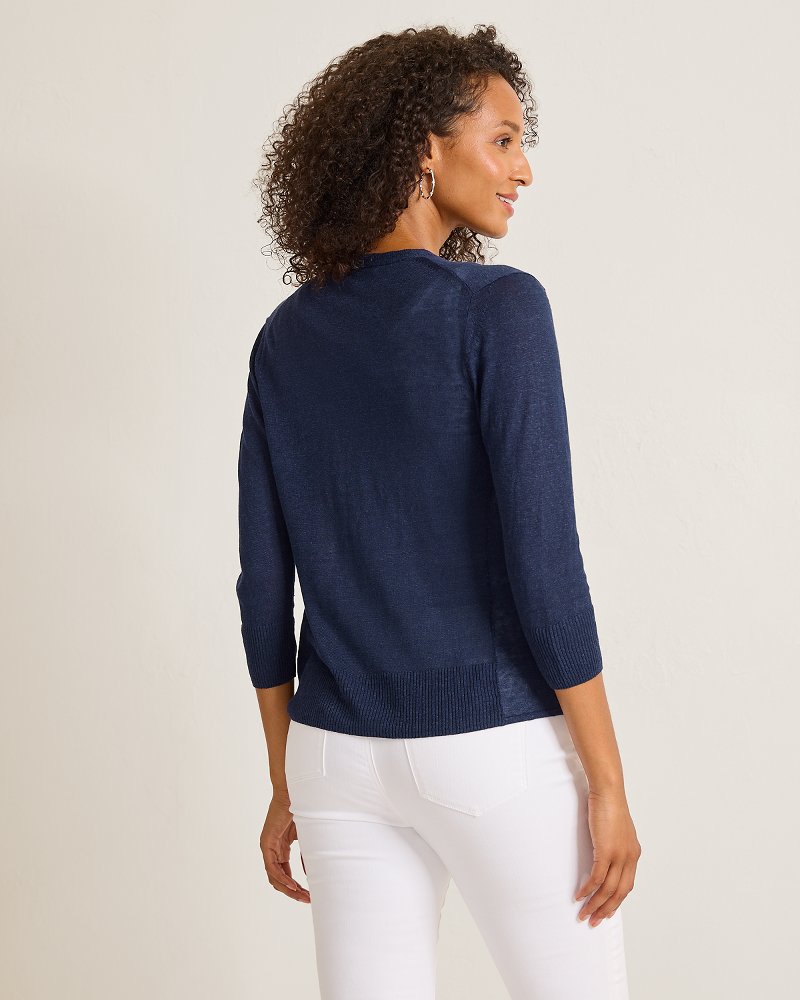 トップス SUNSEA 17S60 LINEN CARDIGAN SIZE 3 192121276_7938.jpg