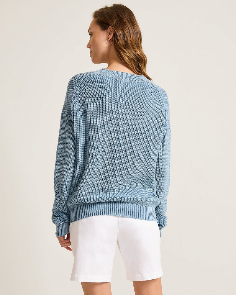 Salt Wash V-Neck Sweater