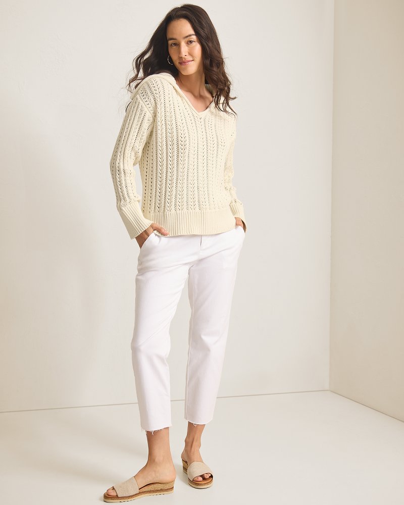 Thumbnail for Zoe Cotton Johnny Collar Sweater