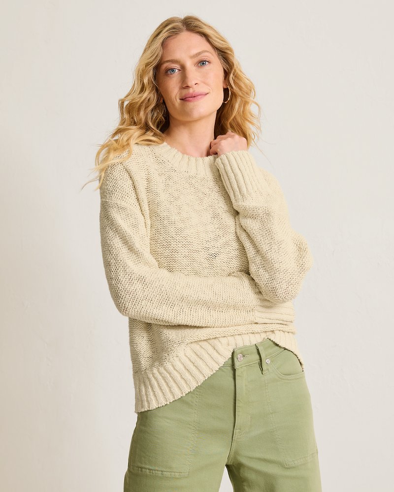 Coastalina Linen Palm Canyon Relaxed Top