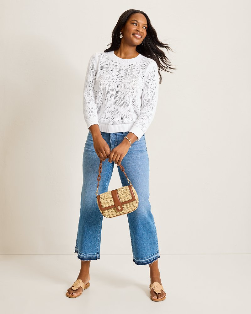 Palm Tropic Crew Sweater