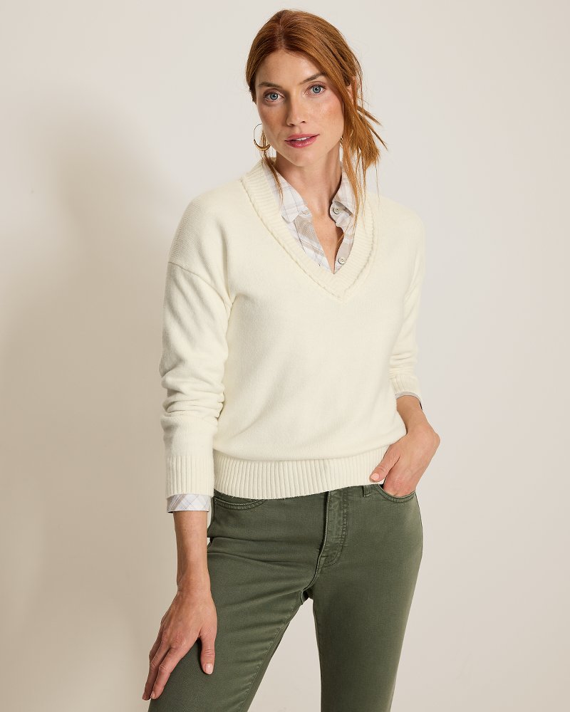 Cloud Bay V-Neck Sweater