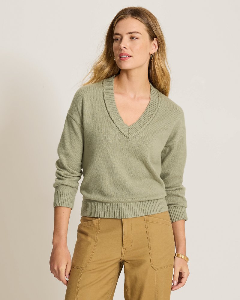 Cloud Bay V-Neck Sweater