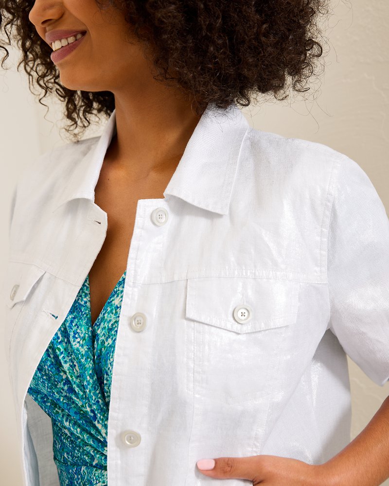 Tommy Bahama Lux Linen 2024 Embellished Jacket