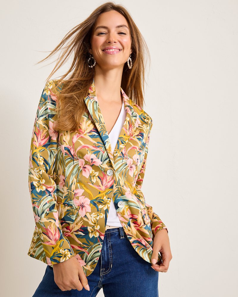 Flora Amora Satin Blazer