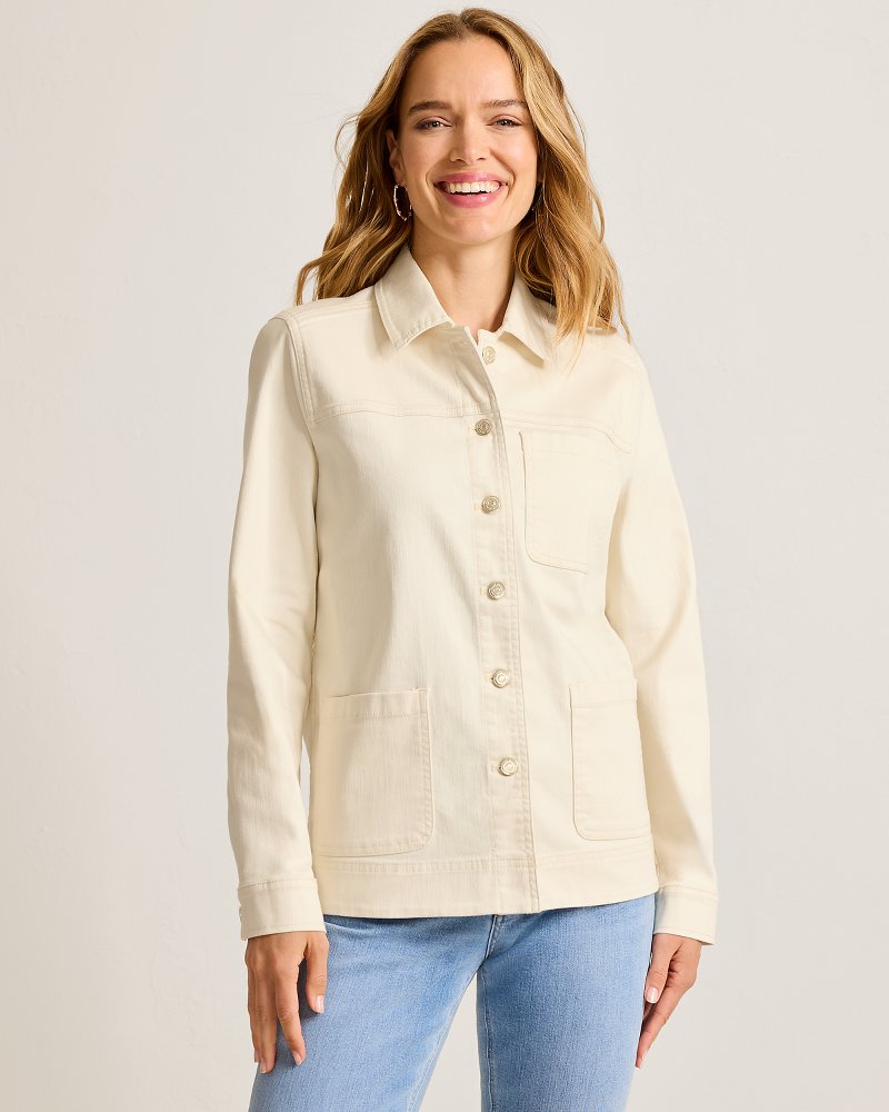 Ella Twill Denim Chore Coat