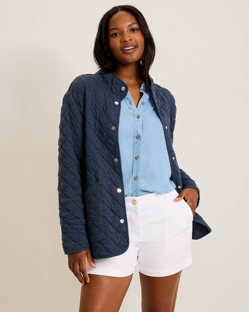 Puff Jacquard Barn Coat