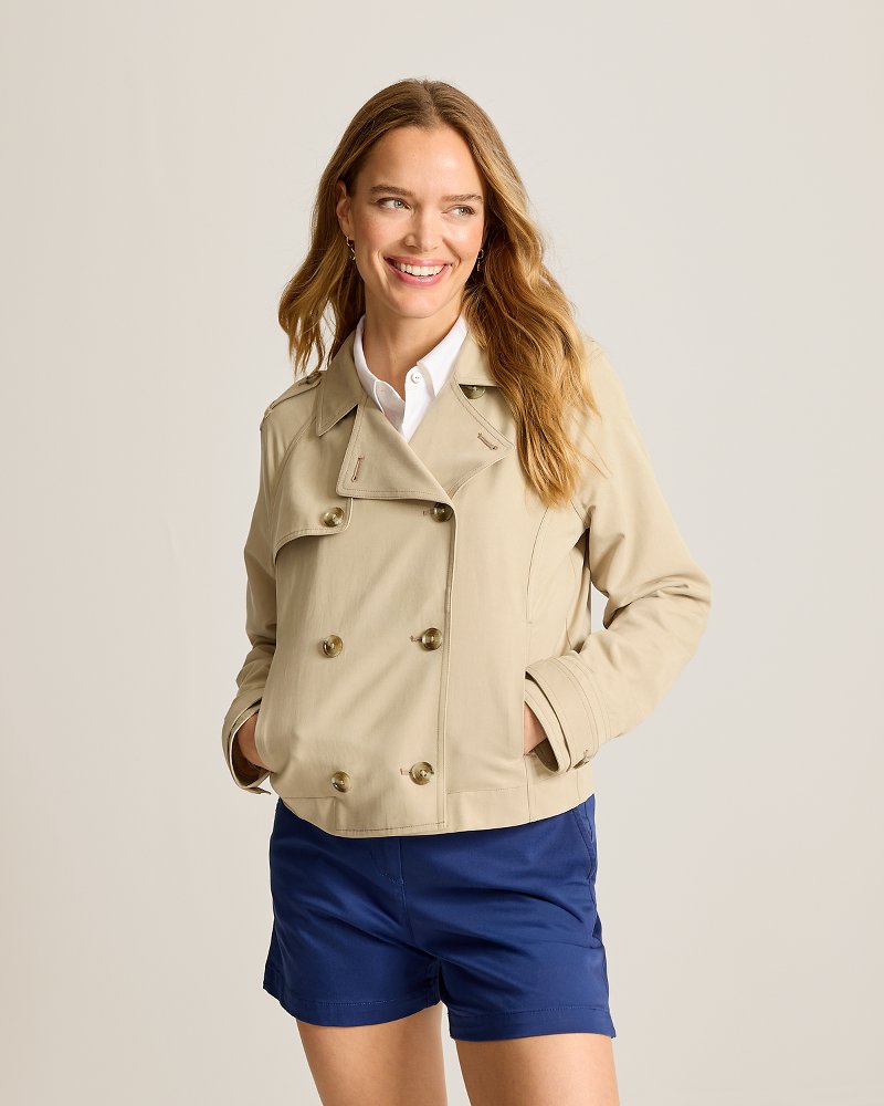 Cropped Trench Jacket