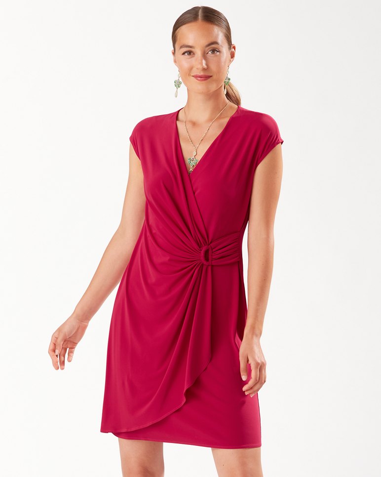 Women's Clara Faux Wrap Dress | Tommy ...