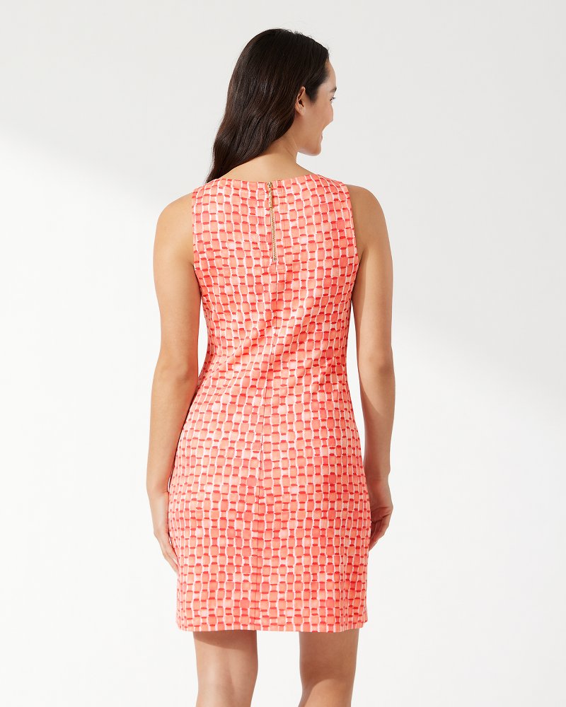 Darcy Geo Waves Sheath Dress