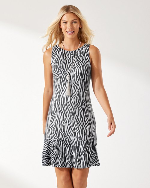 Darcy Zesty Zebra Flounce Dress