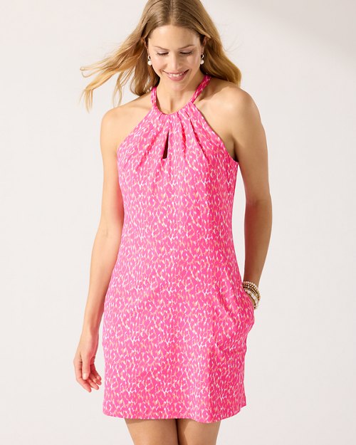 Aubrey Chic Cheetah IslandZone® Halter Dress