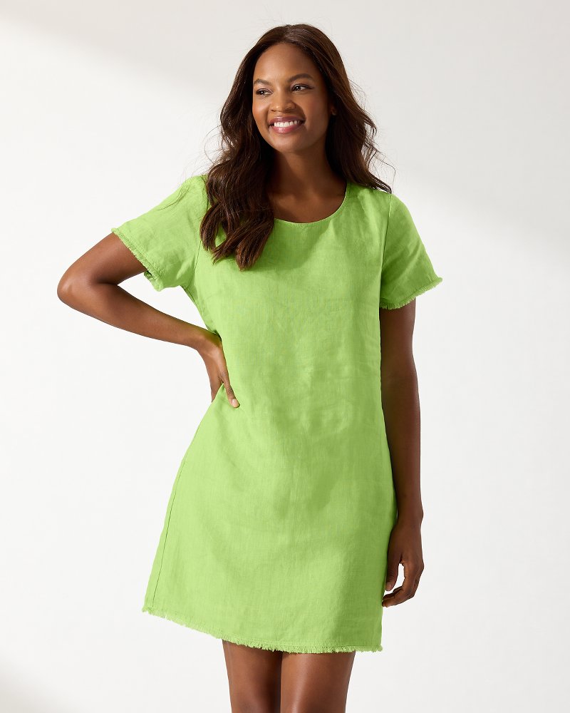 Two palms linen outlet shift dress