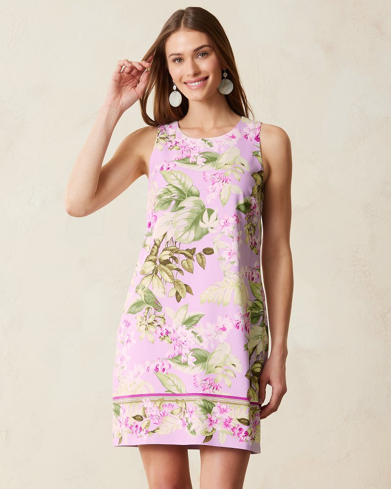 Orchid Dreams Silk Shift Dress