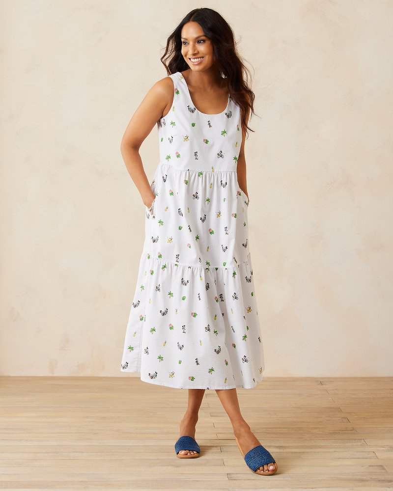 Disney Nova Wave Beach Cruiser Midi Dress