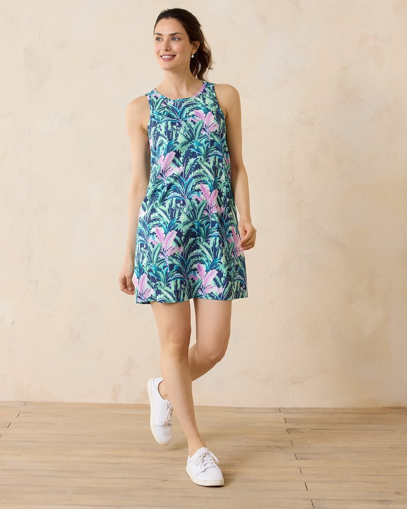 Bahama Coast Villa Palms Sleeveless IslandZone® Dress