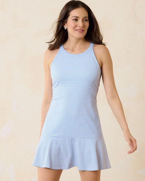 Abby Costa Wave Stripe IslandZone® Dress