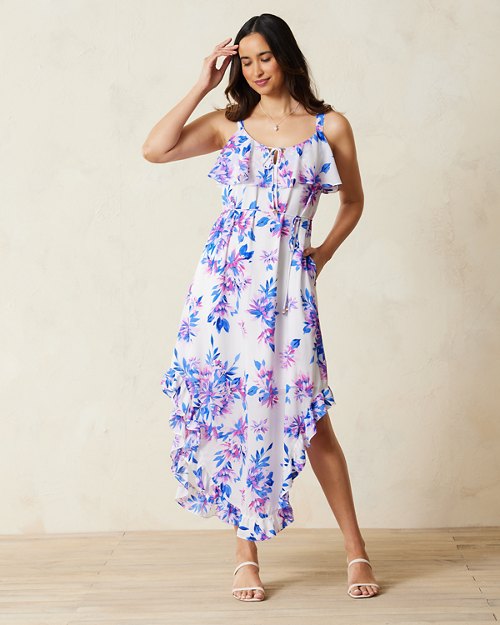 Joyful Blooms Sleeveless Maxi Dress