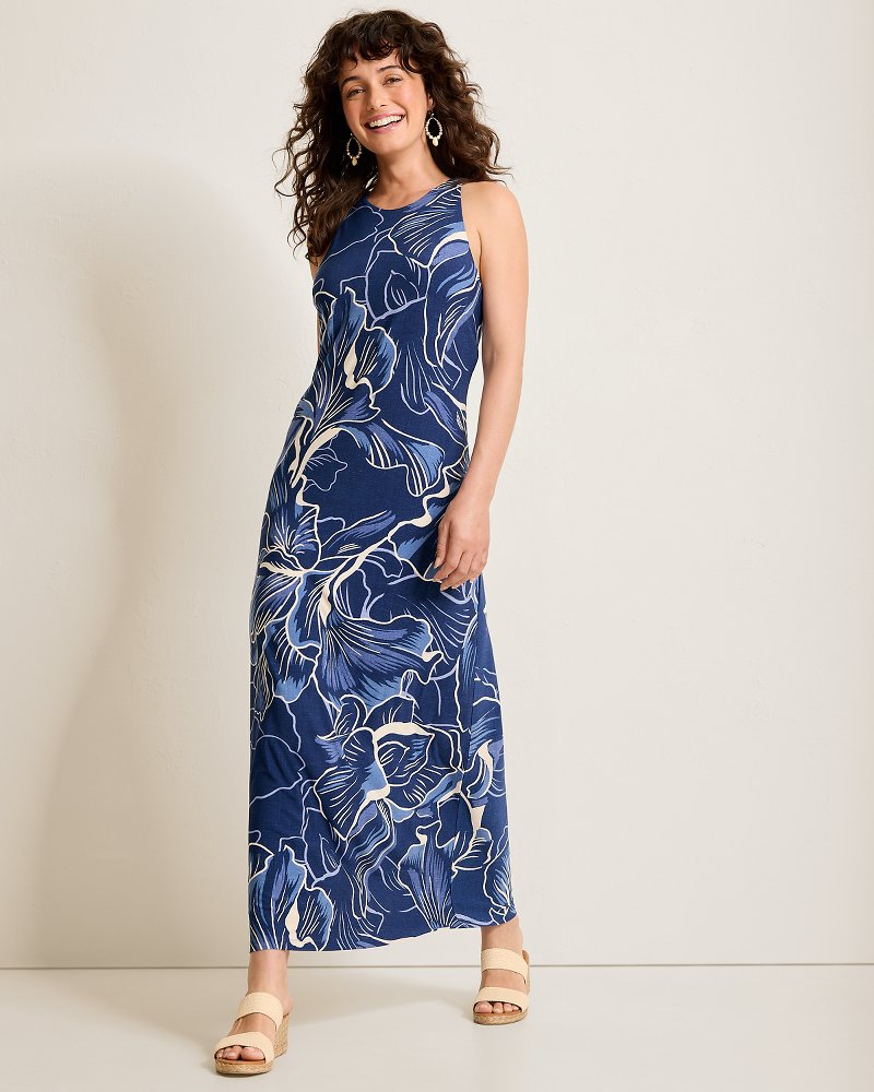 Jasmina Sapphire Sea Maxi Dress
