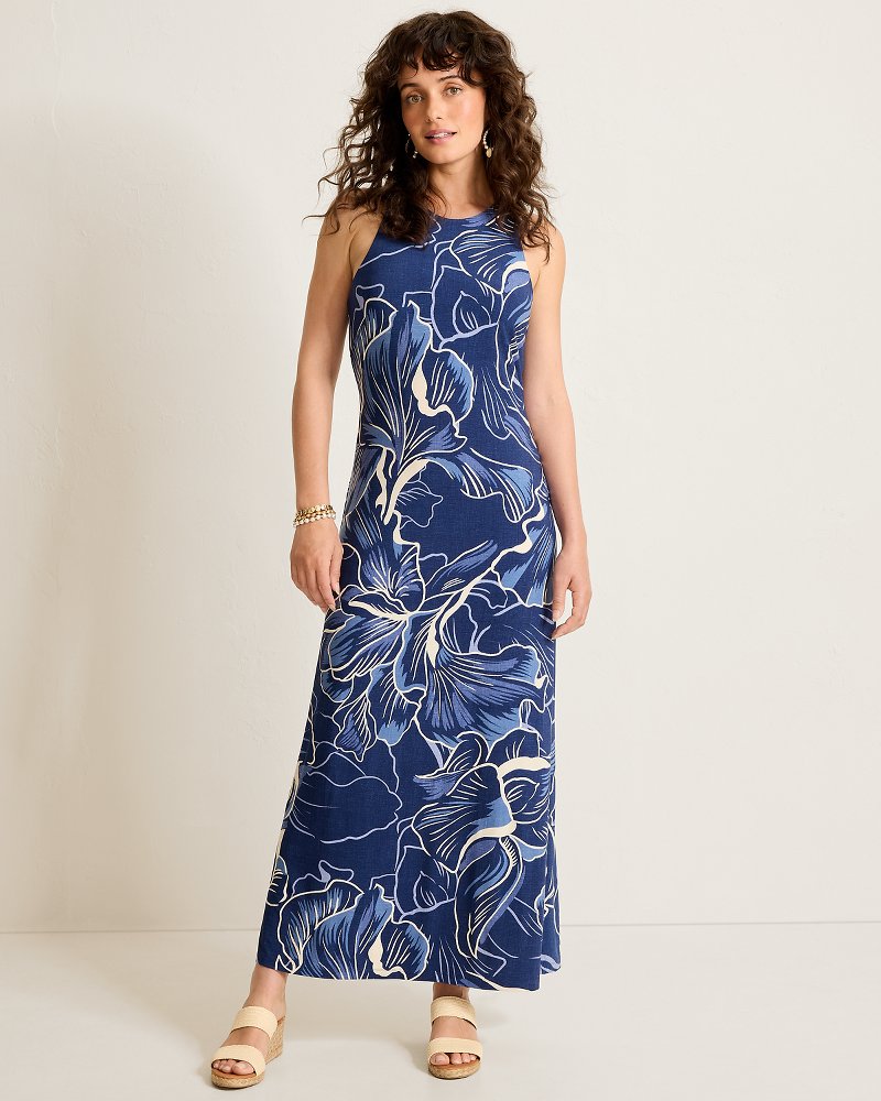 Jasmina Sapphire Sea Maxi Dress