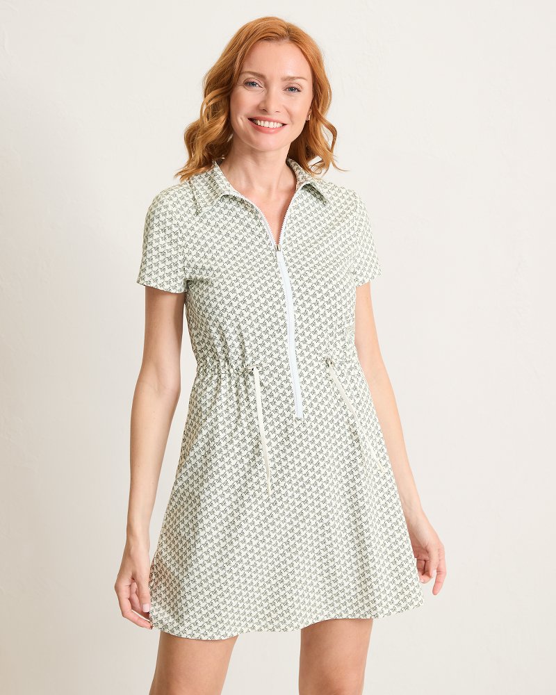 Abby Puerto Palms Half-Zip IslandZone Dress