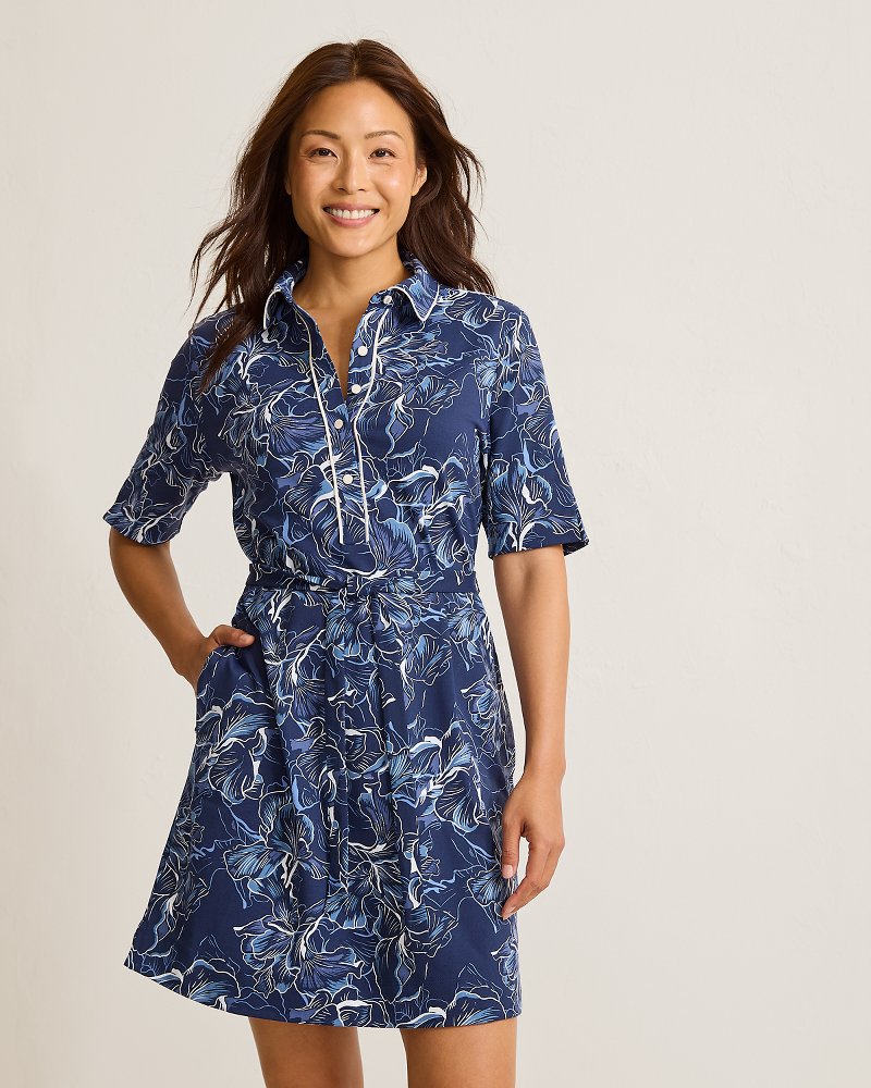 Aubrey Sapphire Sea IslandZone Shirt Dress