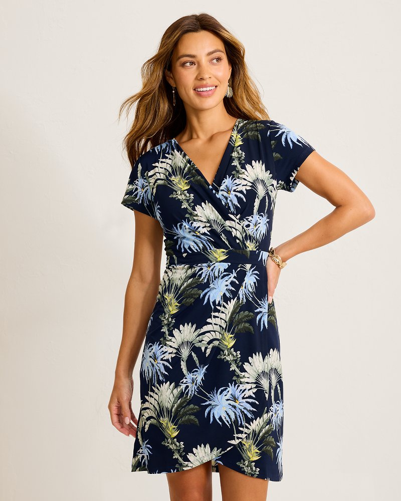 Carmela Palisade Palms Short-Sleeve Dress