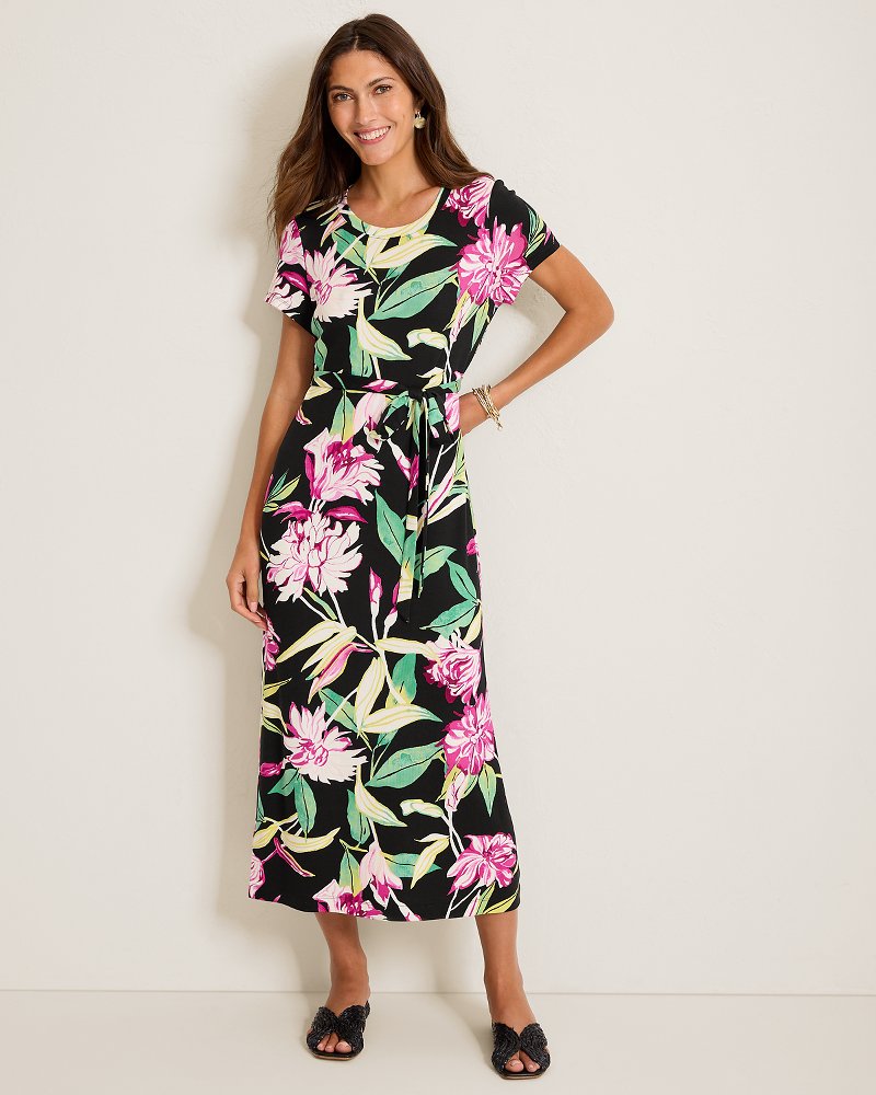 Darcy Twilight Bloom Belted Midi Dress