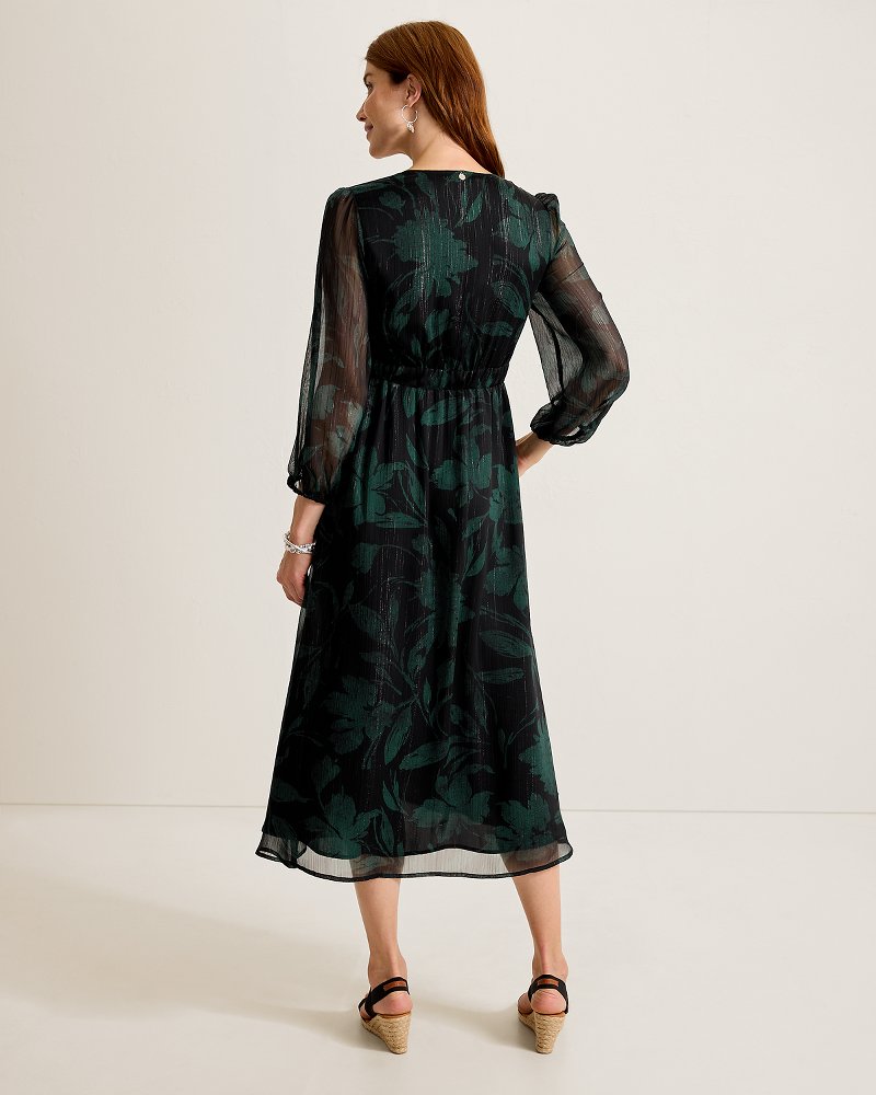 Bloom Beauty Jewel Maxi Faux-Wrap Dress